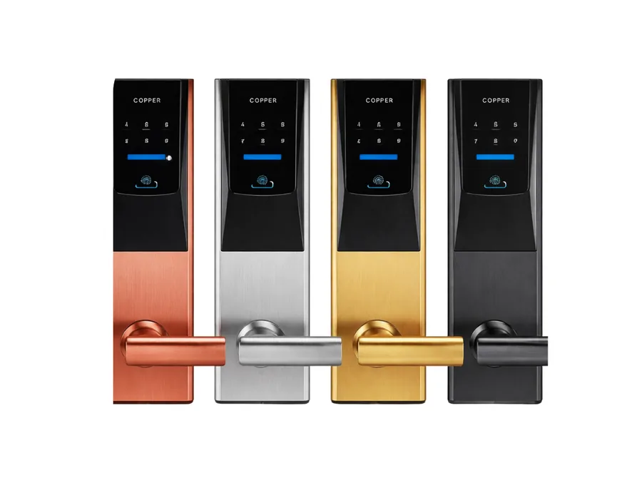 Beakn Card Lock hotel RFID lock in four finishes