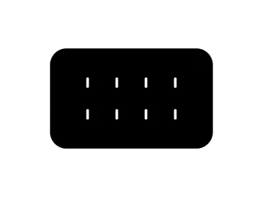 Beakn 8 Switch Full Glass Magnetic Touch panel with two 25A HD channels